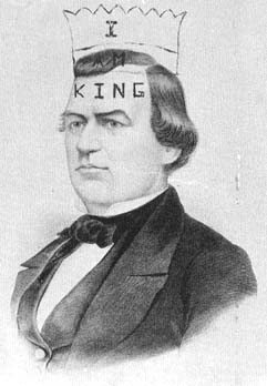 President Andrew Johnson, Currier & Ives, 1866. (Museum of American Political Life)