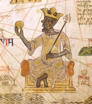 Image of Map Showing Mansa Musa