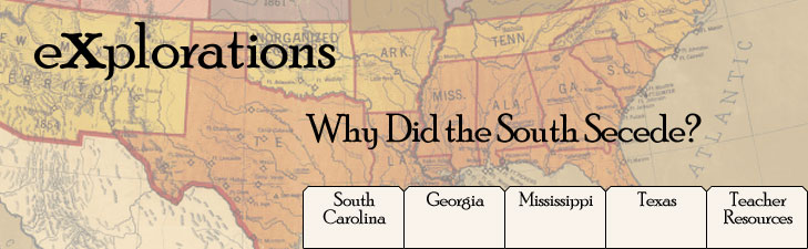 Banner for Why Did the South Secede?