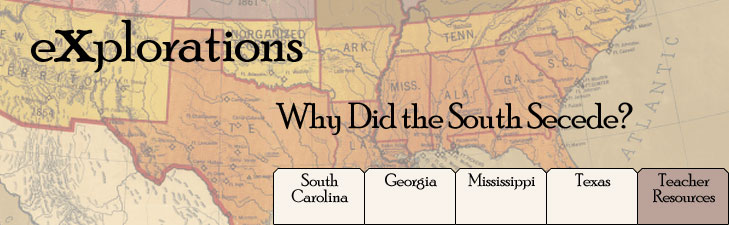 Banner for Why Did the South Secede?