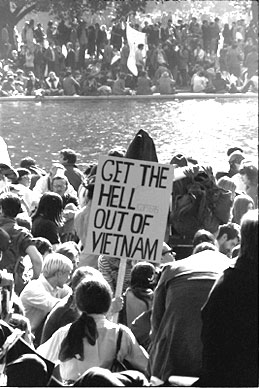 Protesting the Vietnam War: The March on the Pentagon, 10/21/1967, LBJ Library photo by Frank Wolfe
