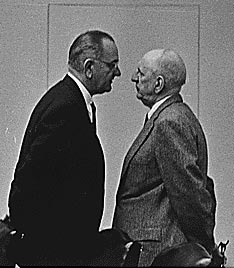 Senator Richard Russell and President Lyndon B. Johnson, 12/07/1963,  National Archives and Records Administration