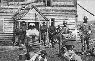 Civil War contrabands, c. 1862