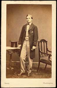 Robert Todd Lincoln, by Mathew Brady, 1861