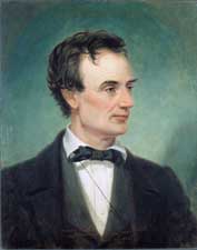Portrait of Abraham Lincoln, by Thomas Hicks, 1860