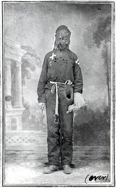 Mississippi Klansman, 1871. (American Social History Project)