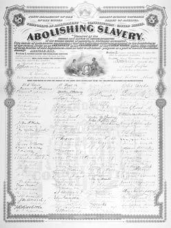 Copy of the Thirteenth Amendment, 1868