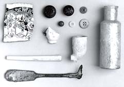 Excavated materials from Mitchelville, c. 1862-1867. 