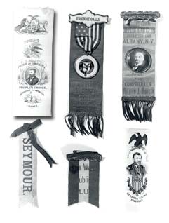 Presidential campaign ribbon, 1868 (Smithsonian Institution) 