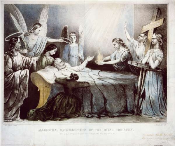 Allegorical Representation of the Dying Christian