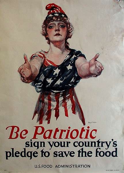 WW I Posters: Sign Your Country's Pledge To Save Food