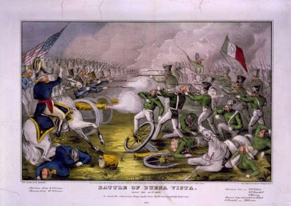 Battle of Buena Vista. Fought Feby. 23Rd, 1847. in Which the American Army Under Gel. Taylor Were Completely Victorious
