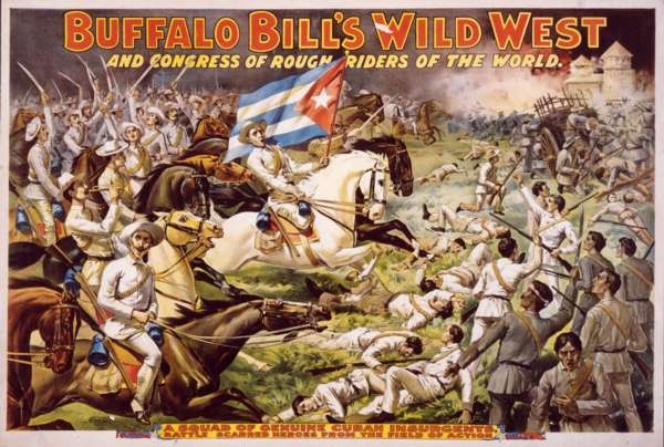 A Poster of Buffalo Bill's Wild West and Congress 