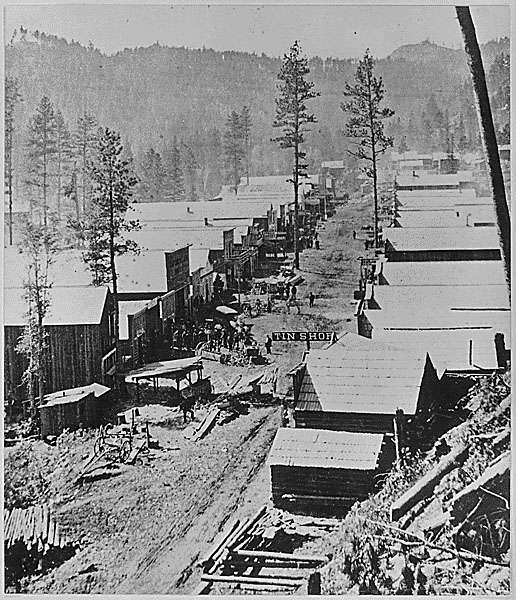Deadwood in 1876: General View of the Dakota Hills