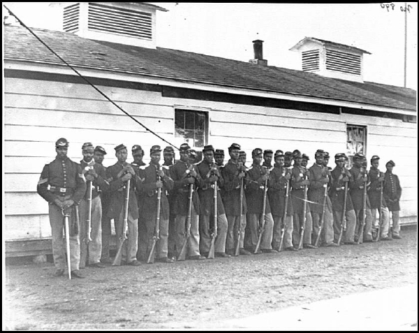 District of Columbia, Co. E, 4Th U.S. Colored infantry, at Fort Lincoln