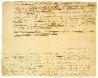 Fragment of the First Draft of the Declaration of Independence