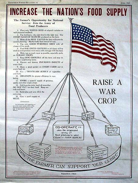WW I Posters: Increase the Nation's Food Supply