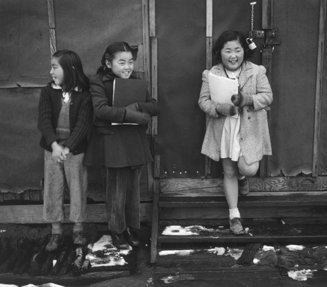 School children, Manzanar Relocation Center, California