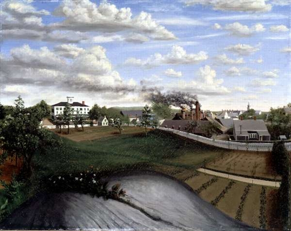 View of the Iron Works, Canton, Massachusetts