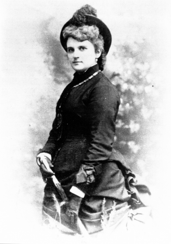 Kate Chopin, With Umbrella