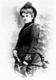 Kate Chopin, With Umbrella