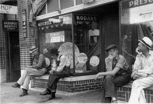 Men Loafing in Crossville, Tennessee