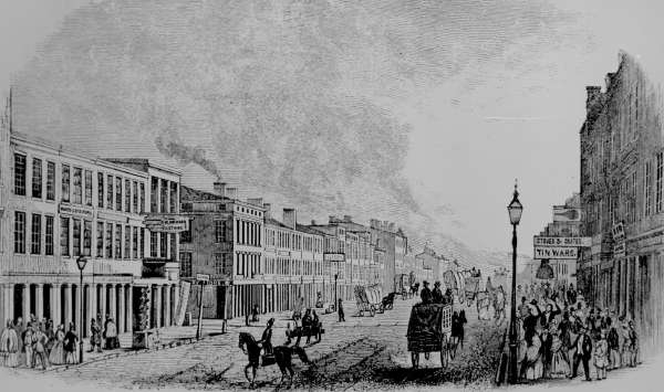 View of Main Street, Louisville, in 1846