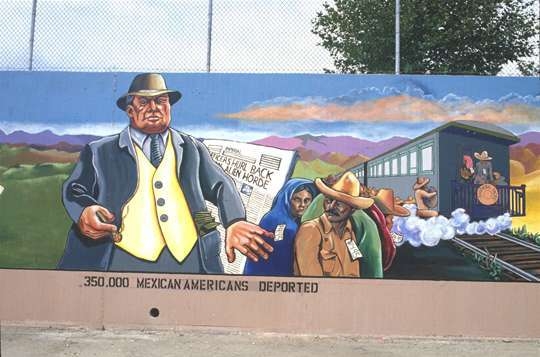 350,000 Mexican Americans Deported - Segment From the Great Wall of Los Angeles