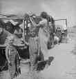 Part of an Impoverished Family of Nine On a New Mexico Highway