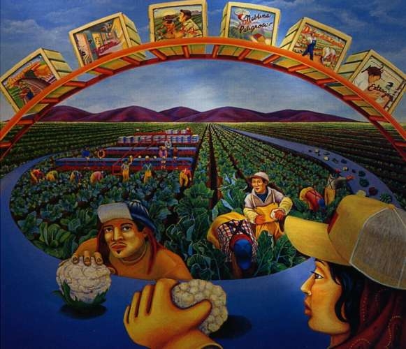 Pickers From Guadalupe Mural