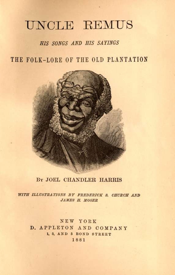 Cover of the book, <I>Uncle Remus , His Songs and Stories</I>