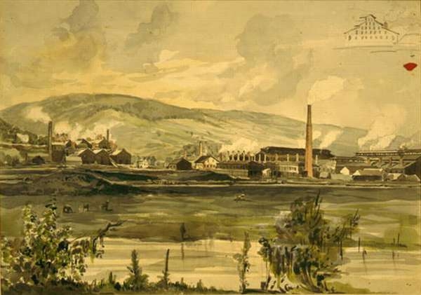 River View With Factory