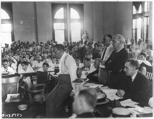 Clarence Darrow at the Scopes Evolution Trial, Dayton, Tennessee, July 1925