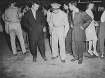 Washington, D.C. Soldier Inspecting a Couple of Men in Zoot Suits