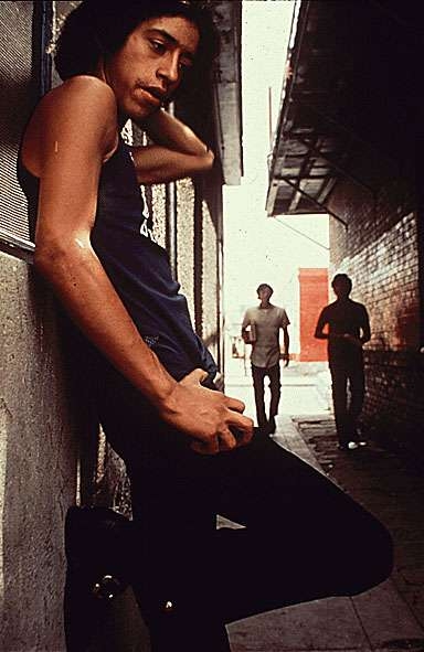 Chicano Teenager in El Paso's Second Ward