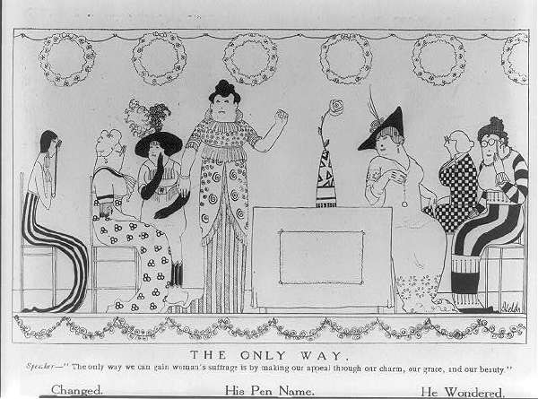 The Only Way Speaker - the Only Way We Can Gain Women's Suffrage Is By Making Our Appeal Through Our Charm, Our Grace, and Our Beauty