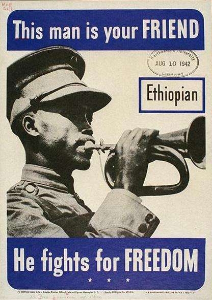 WW II Posters: This Man Is Your Friend--Ethiopian