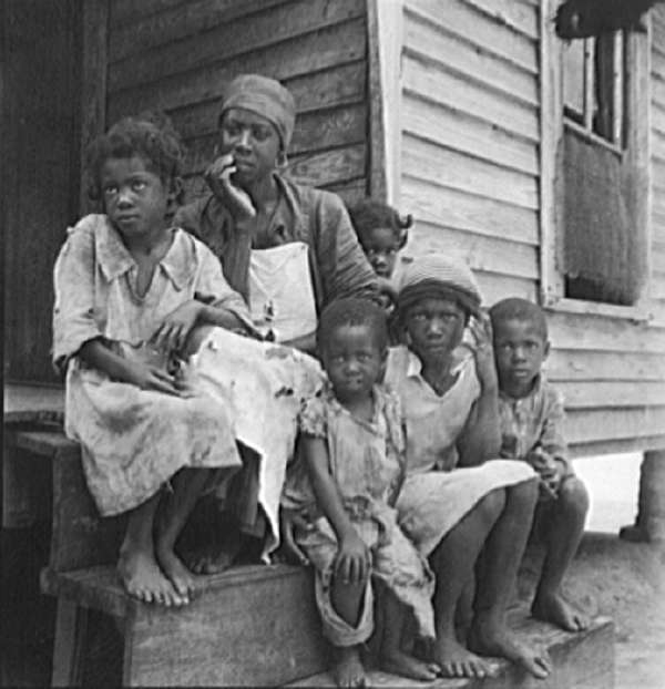 Turpentine Worker's Family Near Cordele, Alabama