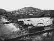Harper's Ferry, West Virginia View of Town; Railroad Bridge in Ruins