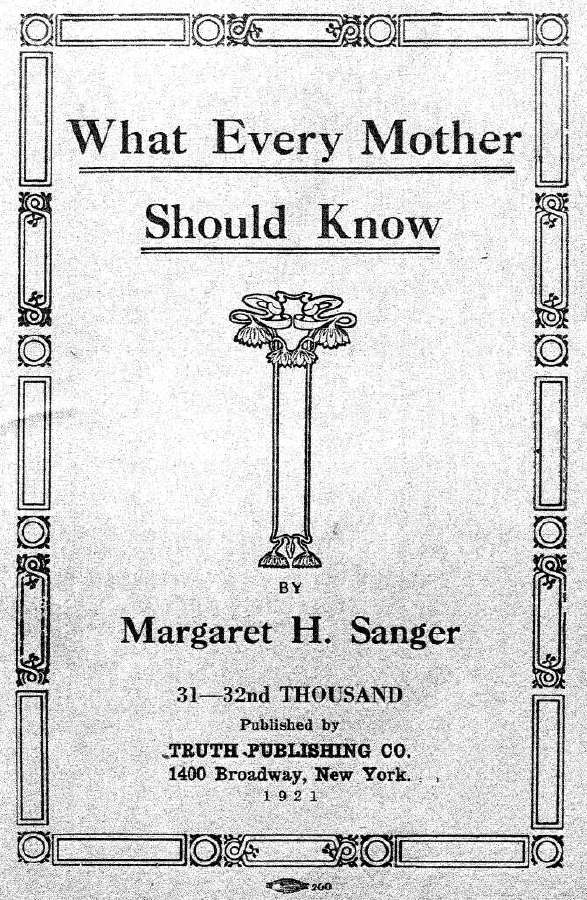 What Every Mother Should Know, or, How Six Little Children Were Taught the Truth
