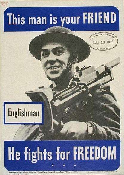 WW I Posters: This Man Is Your Friend--Englishman