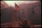 Street scene of the September 11th terrorist attack on the World Trade Center, New York City