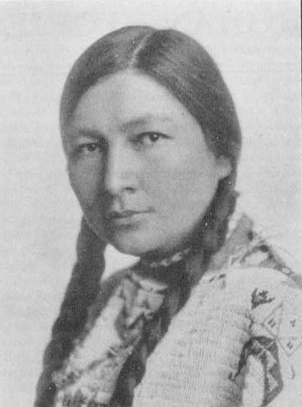 Zitkala-Sa (Gertrude Bonnin), a Dakota Sioux indian