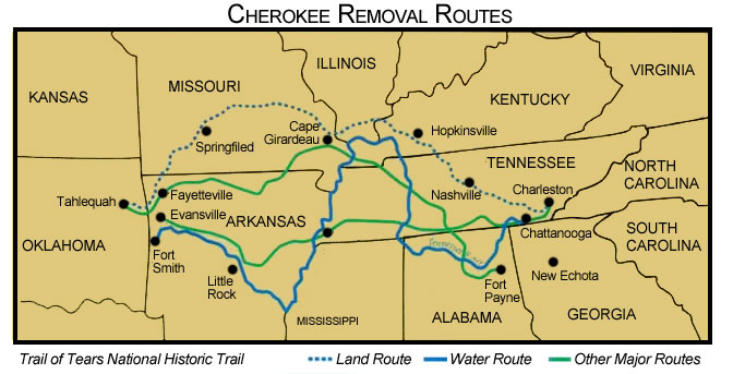 Trail of Tears, Facts, Map, & Significance