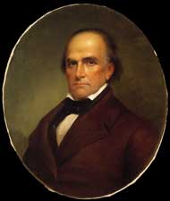 Portrait of Daniel Webster, painting by an unknown artist, after a painting by James Reid Lambdin, c. 1850