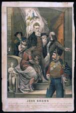 John Brown Meeting the Slave Mother and her child on the Steps of Charlestown Jail on His Way to Execution, lithograph by Currier & Ives, 1863, after a painting by Louis Ransom