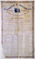 Declaration of Independence of the State of South Carolina, 1860