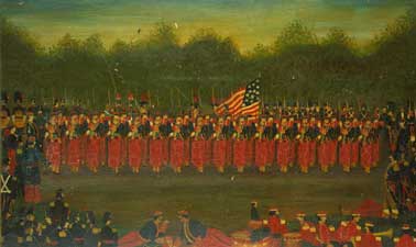 Chicago Zouave Cadets Drill Team - Utica, New York by J. Graff, c. 1860