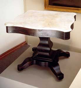 Surrender table from the Wilmer McLean Home, Appomattox Court House, Virginia