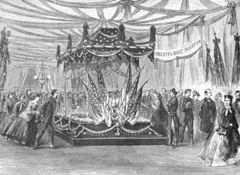 President Lincoln's Funeral, Chicago, engraving from Harper's Weekly, May 20, 1865